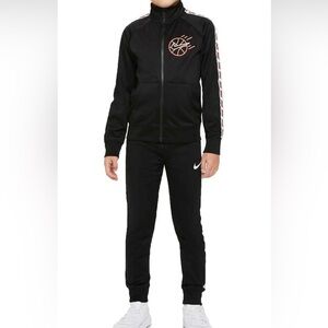 Nike Black Basketball Track Jacket size 6